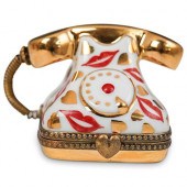 LIMOGES PORCELAIN TELEPHONE PI