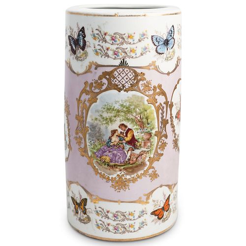 LIMOGES PORCELAIN UMBRELLA STAND