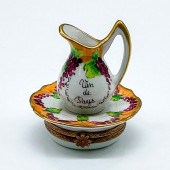 LIMOGES PV PORCELAIN VIN DE PA