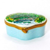 LIMOGES TRINKET BOX, CLAUDE MO