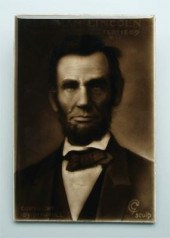 Lincoln 1909 photographic tile