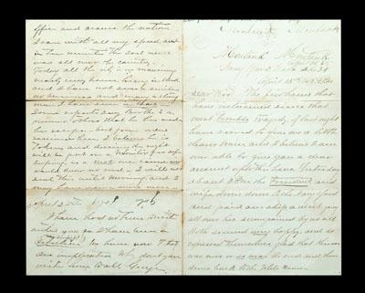 Lincoln assassination letter,
