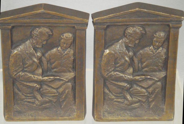 "Lincoln Book Ends" produced