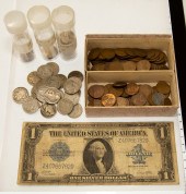 LINCOLN CENTS, NICKELS & 1923