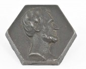 LINCOLN IN PROFILE HEXAGONAL M