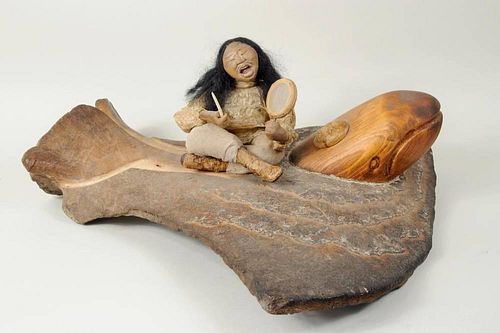 LINDA DURAN NATIVE AMERICAN DOLL ON