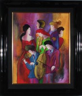 LINDA LE KINFF ACRYLIC ON CANV