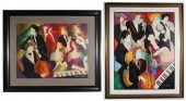 LINDA LE KINFF TWO SERIGRAPHSL