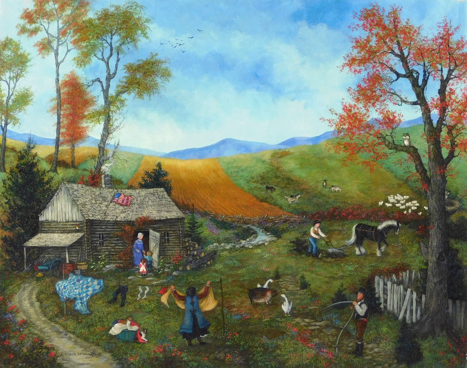 LINDA NELSON STOCKS (AMERICAN, 1938