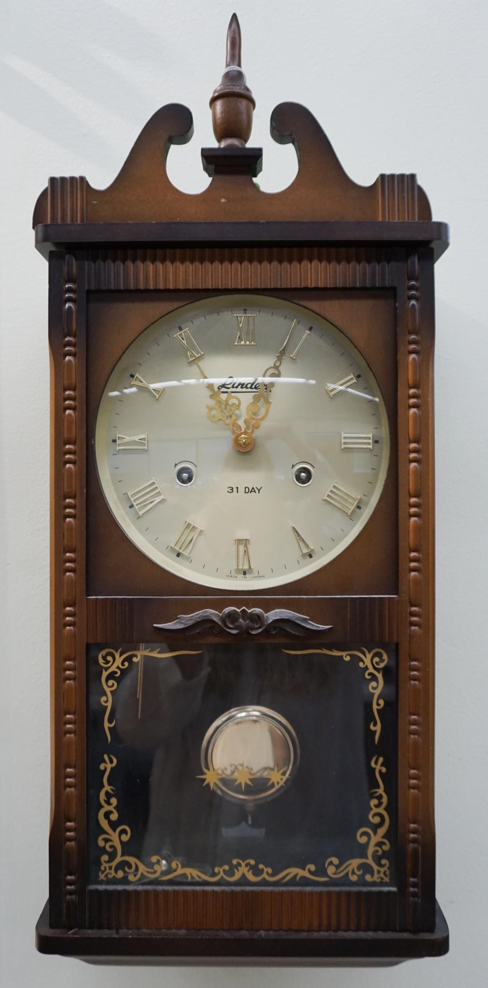 LINDEN 31-DAY WALL CLOCK, 25 X