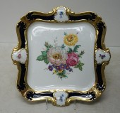 LINDNER FLORAL, GILT AND COBAL