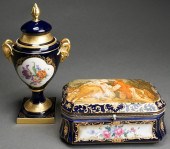 LINDNER GILT DECORATED COBALT