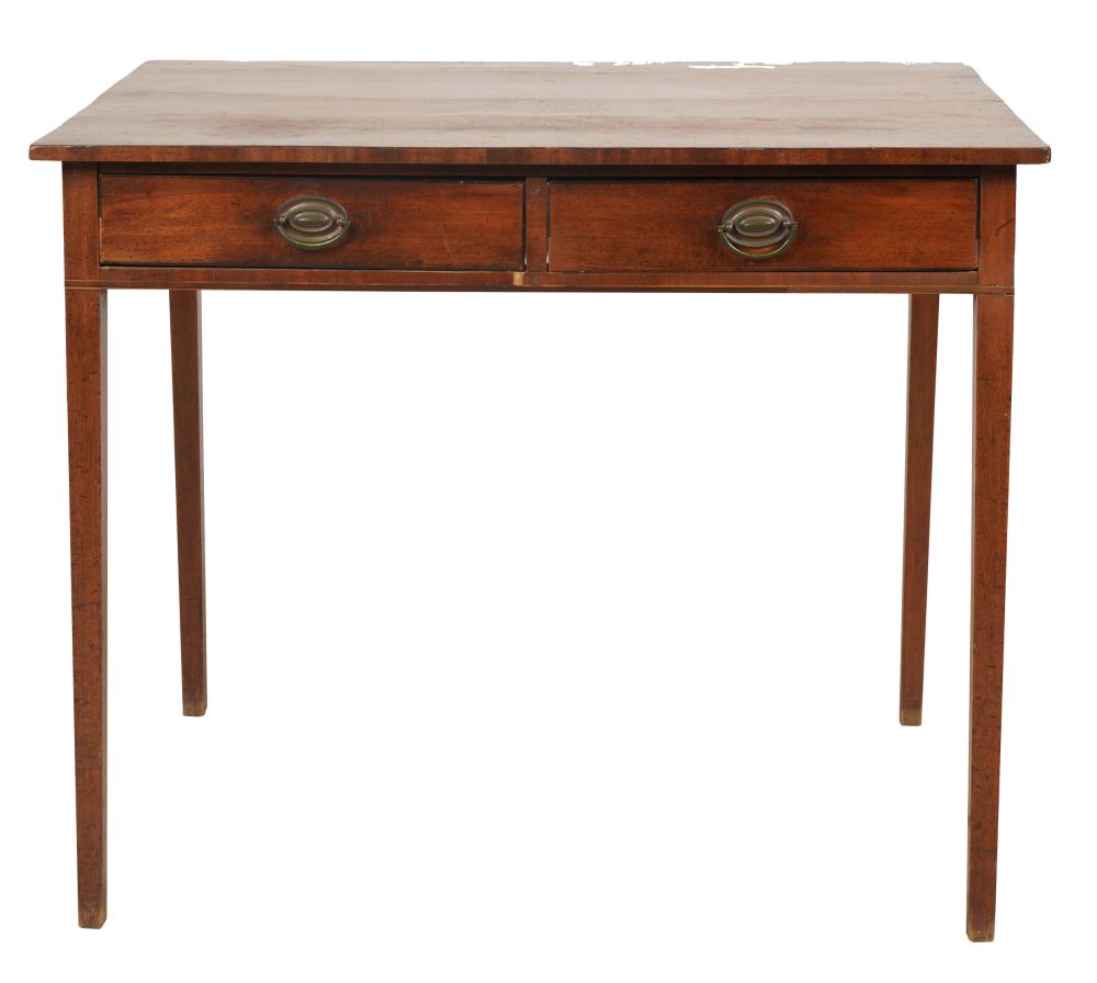 LINE-INLAID MAHOGANY WRITING