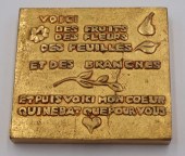 LINE VAUTRINE (1914-1977) GILT