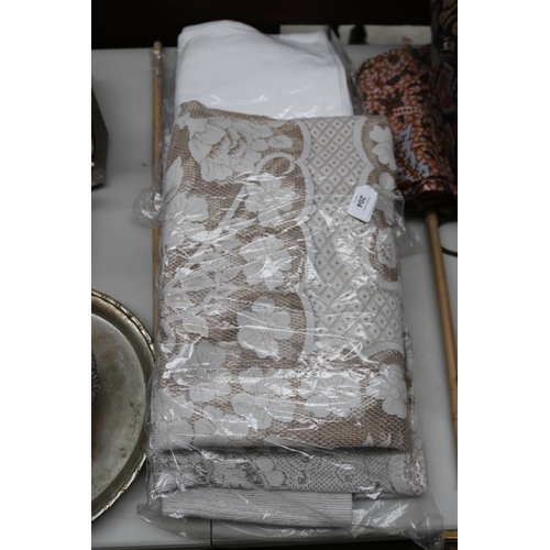 Linen and lace, please note no