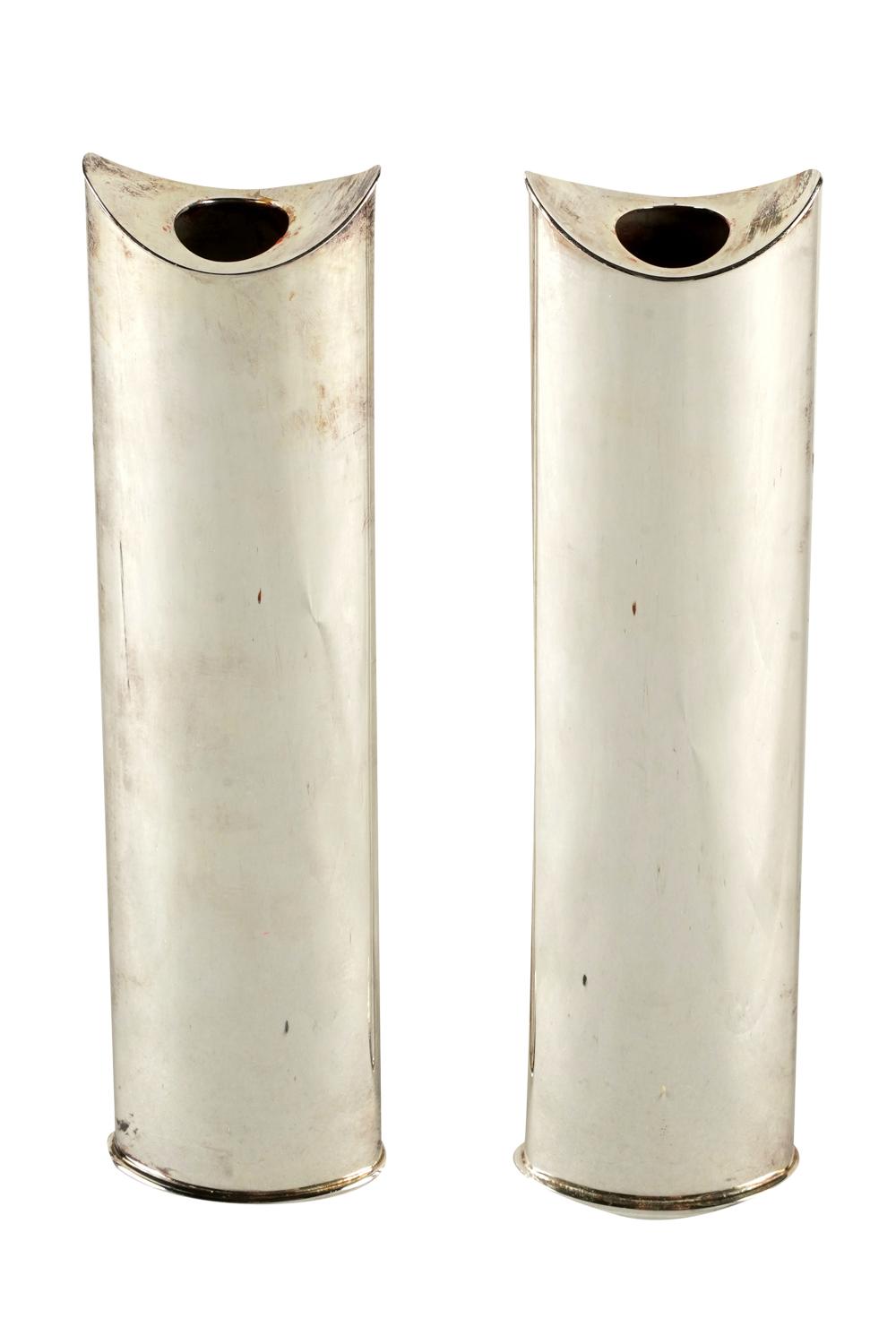 LINO SABATTINI: PAIR SILVERPLATE