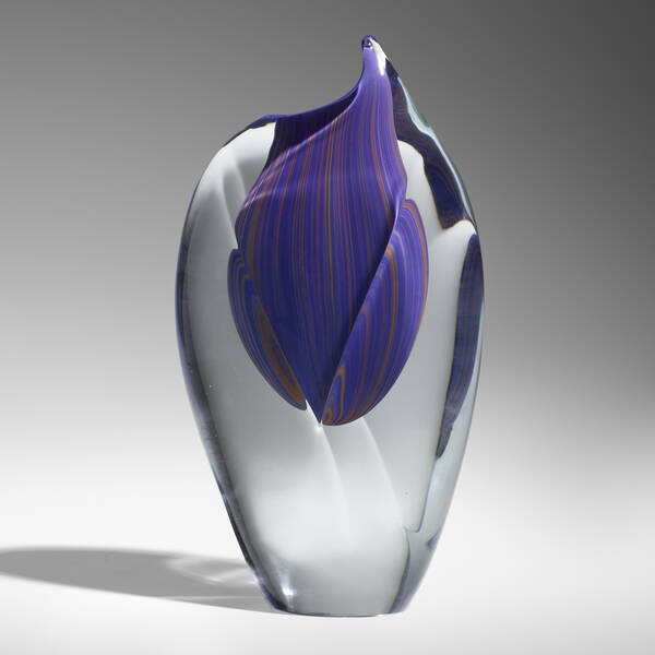 Lino Tagliapietra. Sasso vase.