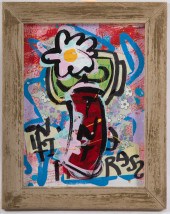 LINSHUTTR. "TNT," ACRYLIC ON A