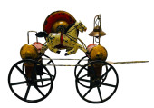 "LION" HOSE REEL EARLY AMERICA