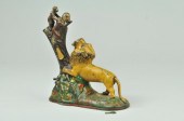 LION & MONKEYS MECHANICAL BANK
