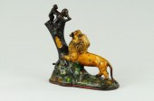 LION & MONKEYS MECHANICAL BANK