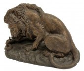 LION & SERPENT SPELTER AFTER A