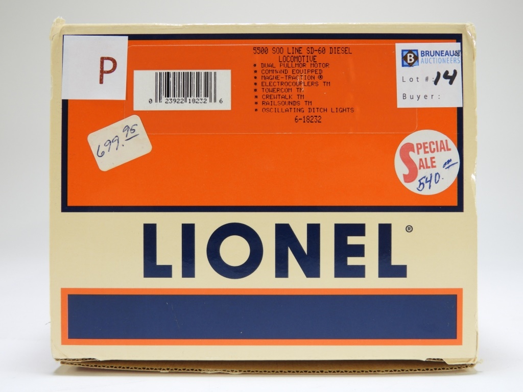 LIONEL 5500 SOO LINE SD-60 DIESEL
