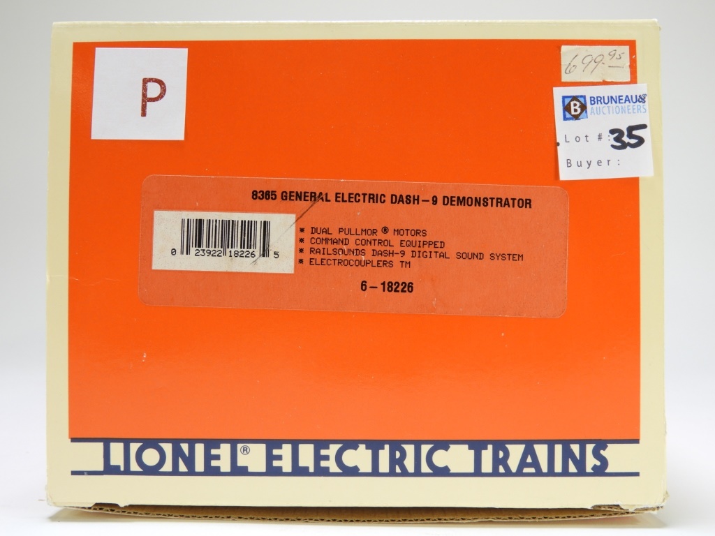 LIONEL 8365 GENERAL ELECTRIC DASH-9