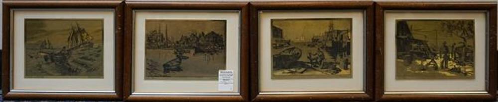 LIONEL BARRYMORE, FOUR PRINTS ON