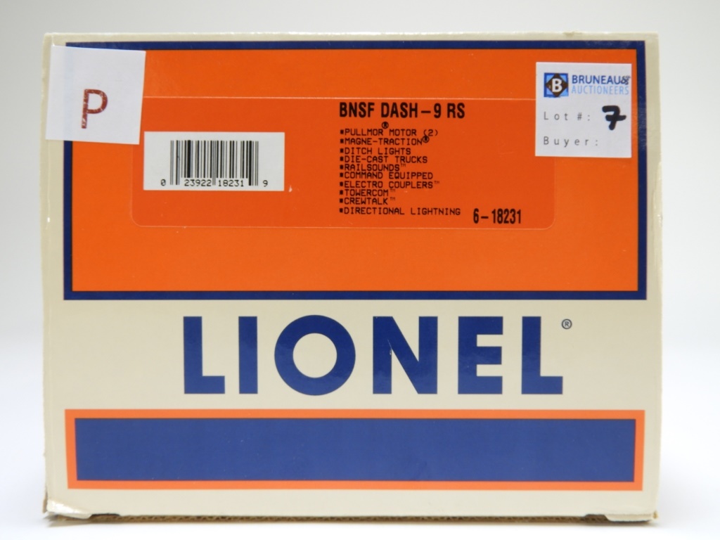 LIONEL BNSF DASH-9 RS ELECTRIC