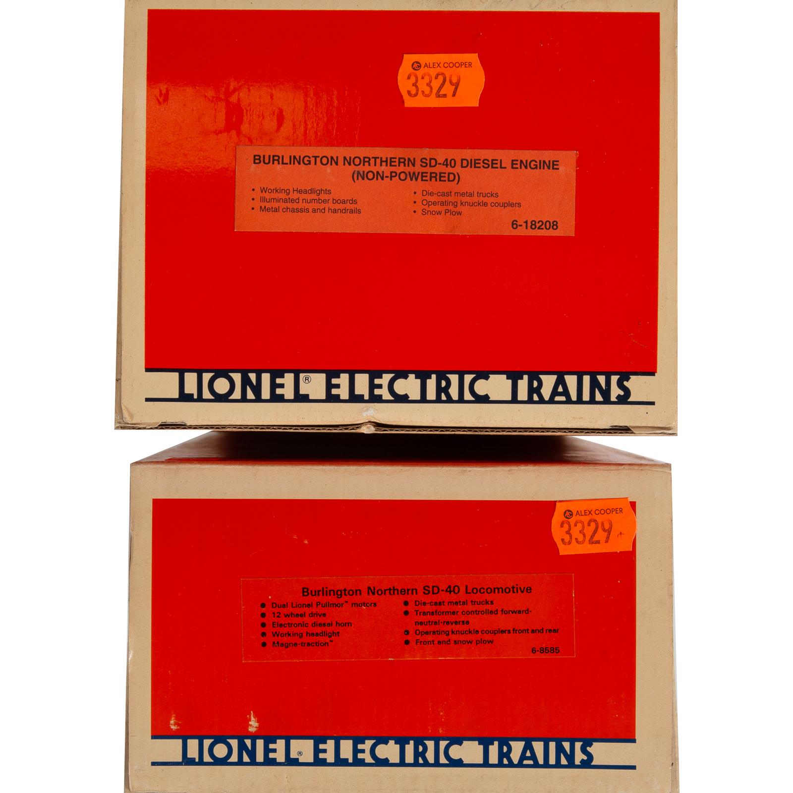 LIONEL BURLINGTON NORTHERN SD-40