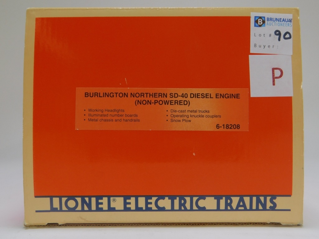 LIONEL BURLINGTON NORTHERN SD40
