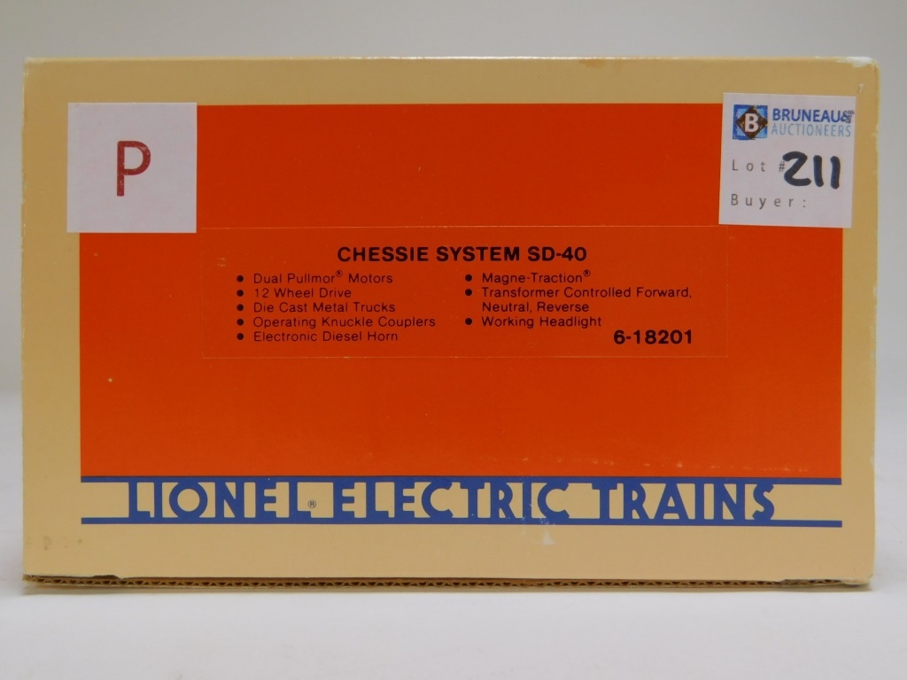 LIONEL CHESSIE SYSTEM SD-40 O GAUGE