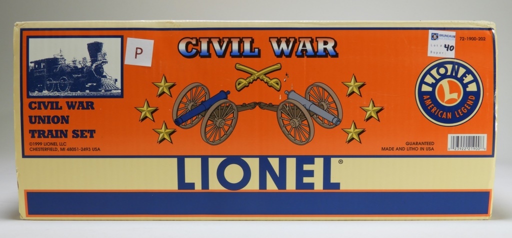 LIONEL CIVIL WAR UNIOT O GAUGE