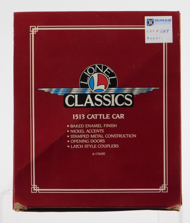 LIONEL CLASSICS #1513 CATTLE CAR