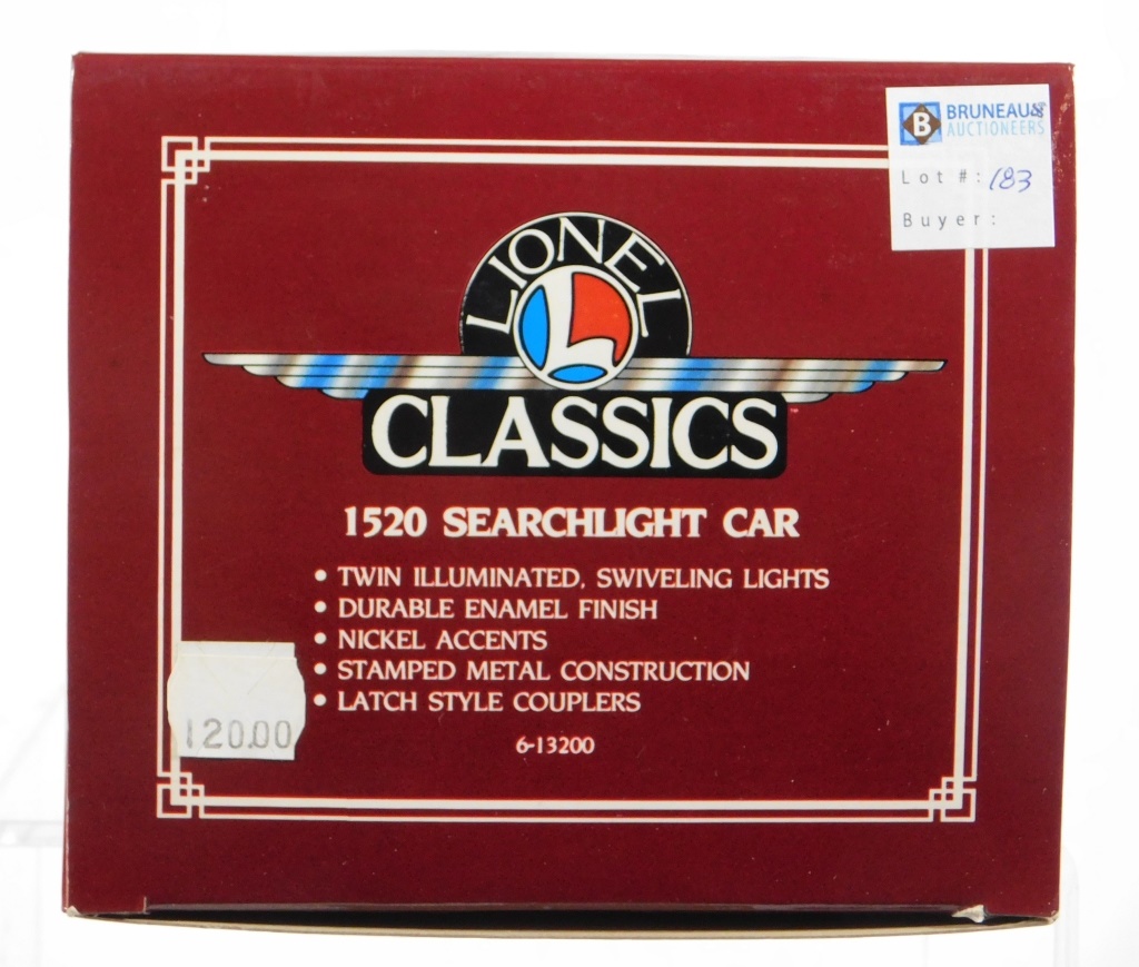 LIONEL CLASSICS #1520 SEARCHLIGHT