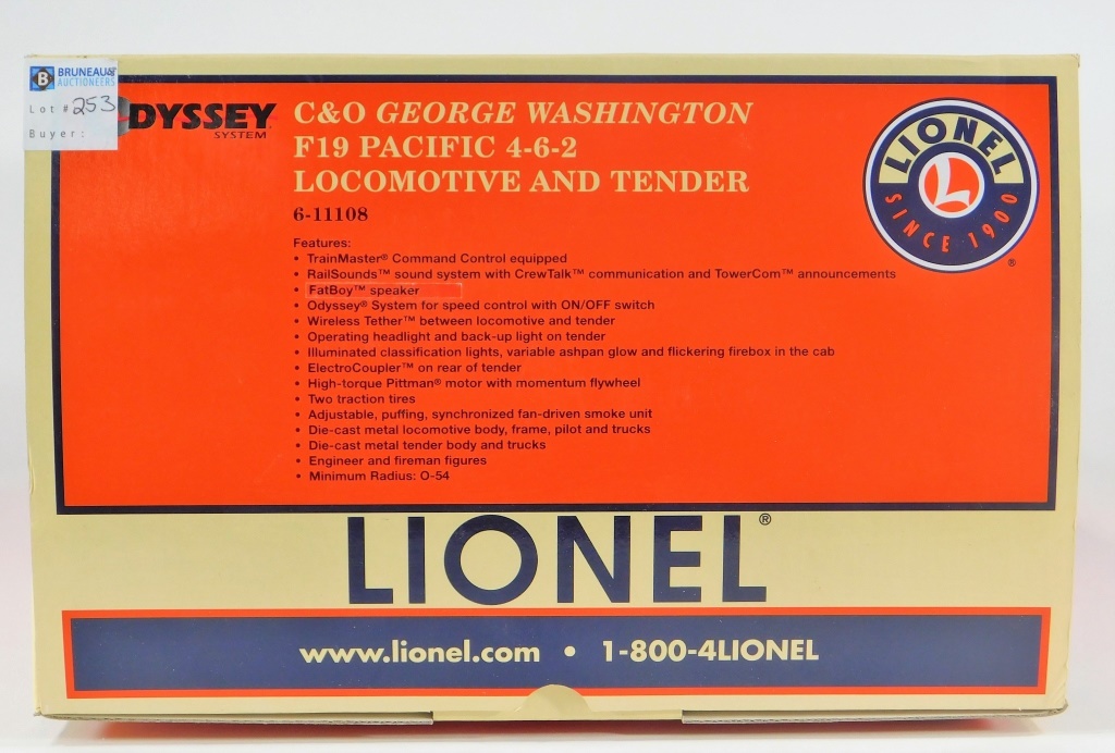 LIONEL C&O GEORGE WASHINGTON F19