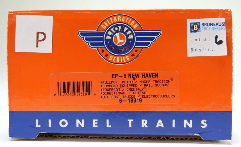 LIONEL EP-5 NEW HAVEN O GAUGE MODEL