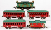 LIONEL FIVE PIECE PASSENGER TR