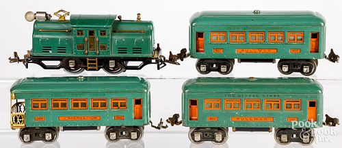 LIONEL FOUR PIECE PASSENGER TRAIN
