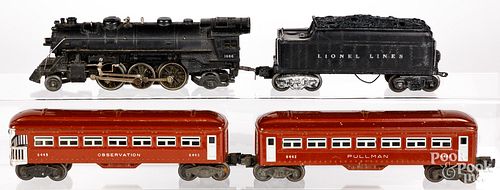 LIONEL FOUR PIECE PASSENGER TRAIN