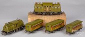 LIONEL FOUR-PIECE TRAIN SET, O