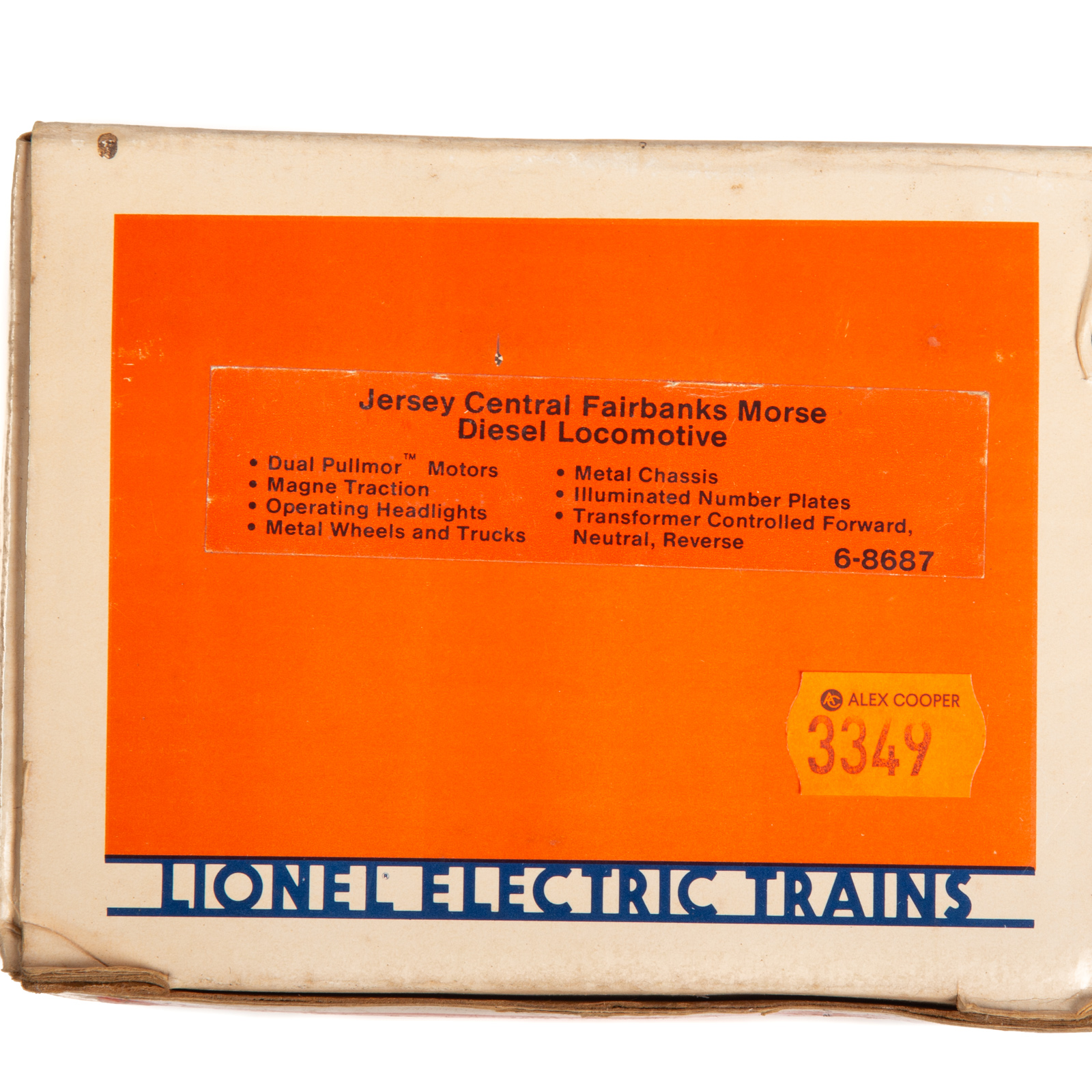 LIONEL JERSEY CENTRAL FAIRBANKS