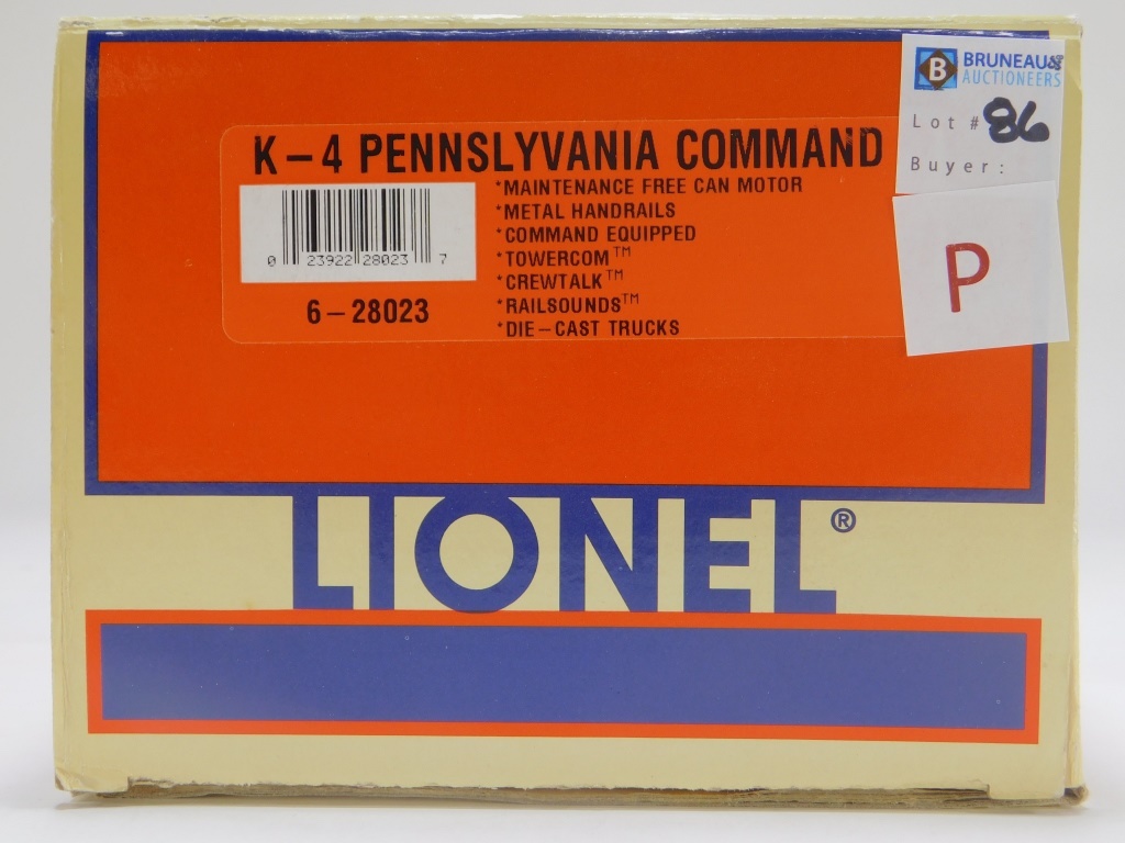 LIONEL K-4 PENNSYLVANI COMMAND