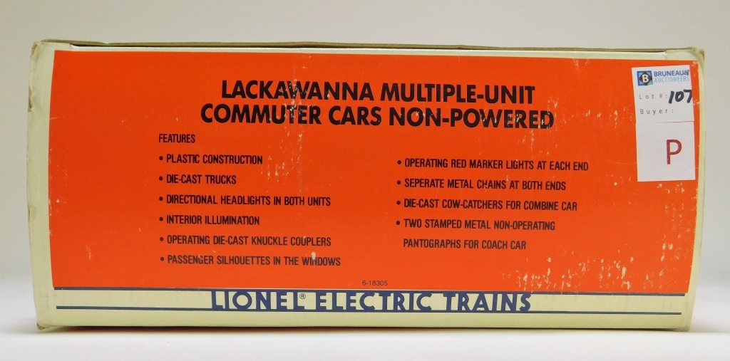 LIONEL LACKAWANNA MULTIPLE UNIT