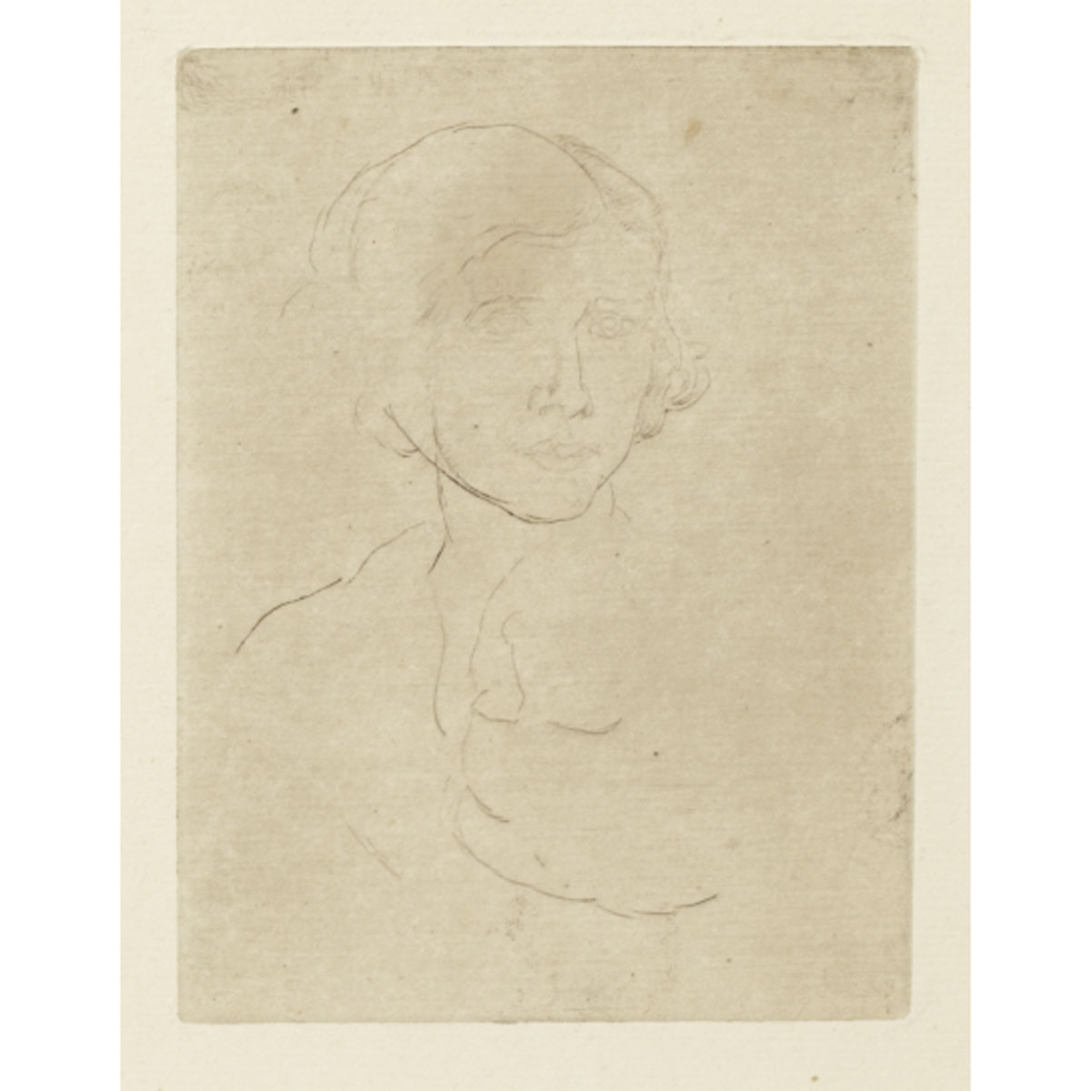LIONEL LEMOINE FITZGERALD HEAD OF A