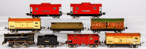 LIONEL NINE PIECE TRAIN SETLionel