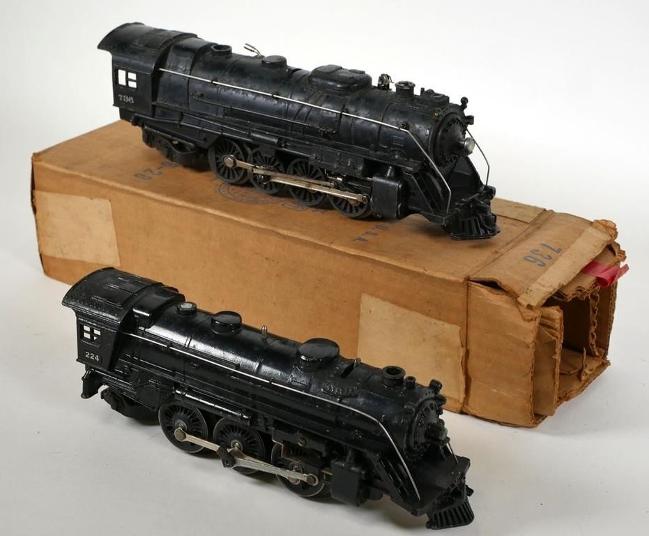 LIONEL O GAUGE LOCOMOTIVES 736