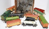 LIONEL O GAUGE TRAIN SET, CA.