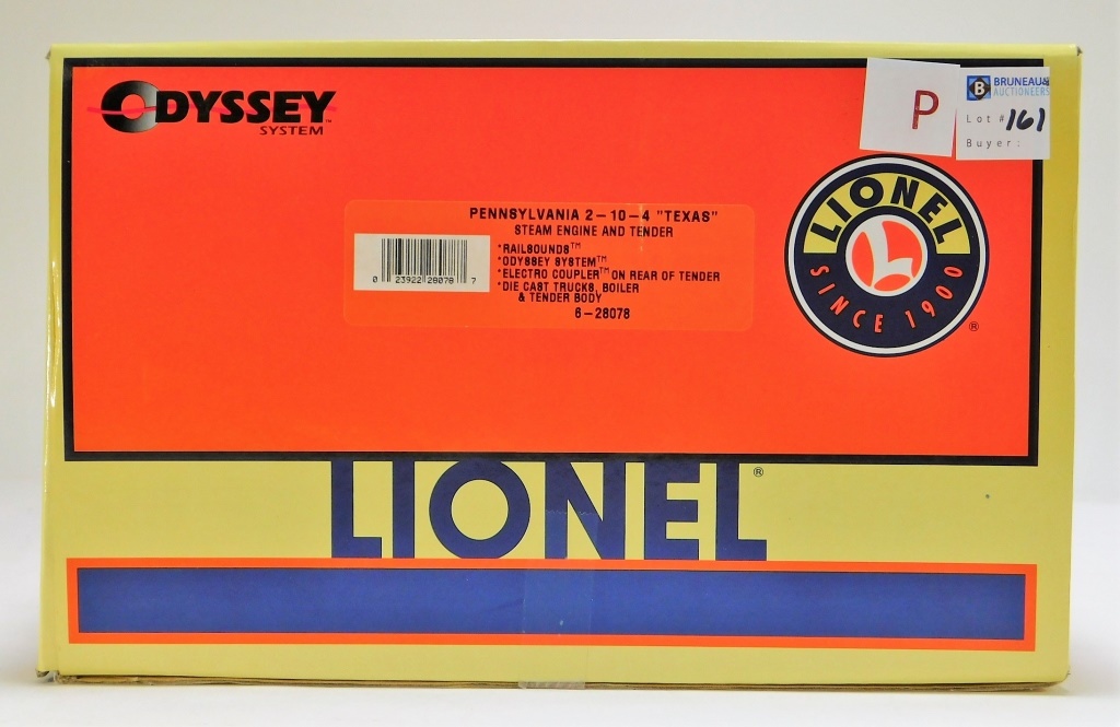 LIONEL PENNSYLVANIA TEXAS STEAM